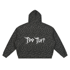 Too Tuft Unisex Leopard Print Waffle Full Zip Hoodie